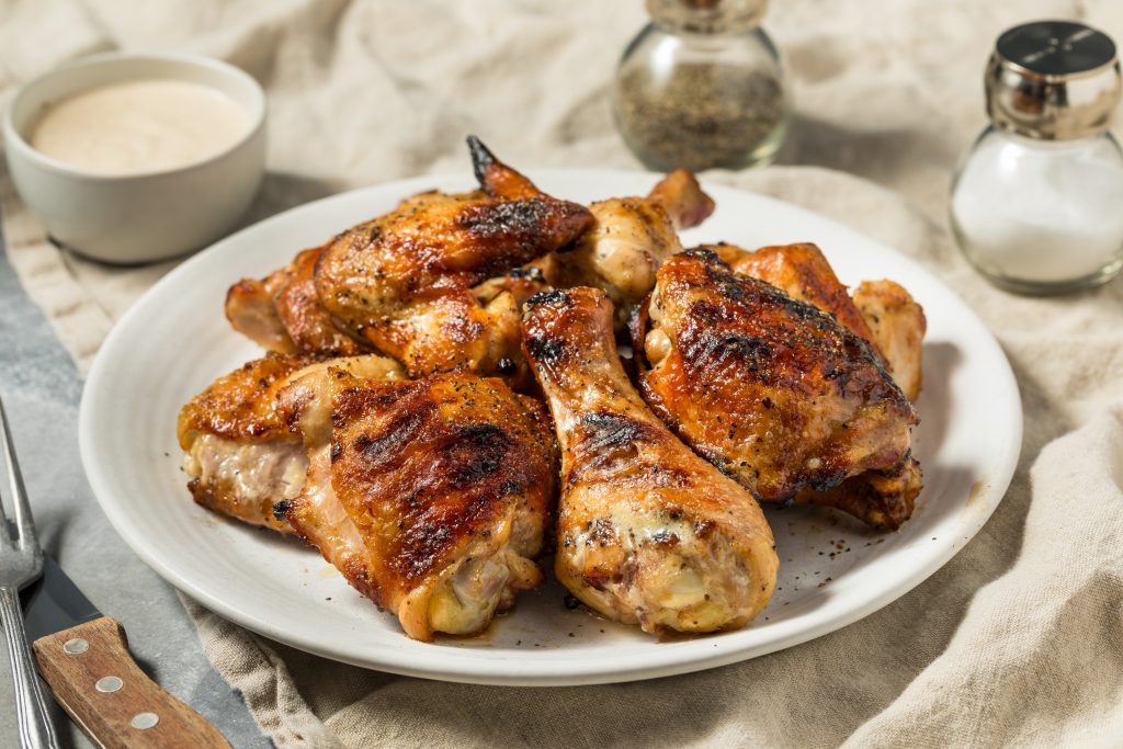 Cowboy butter with grilled chicken