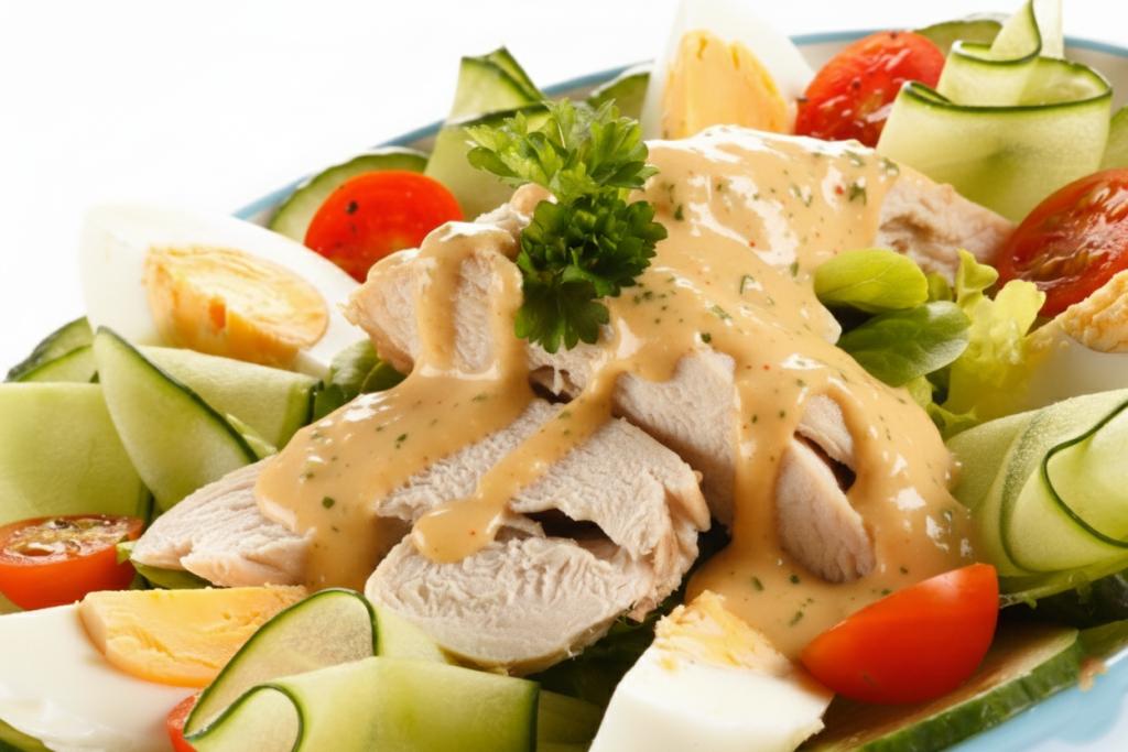 The Easy Cowboy Butter Chicken and Veg Salad