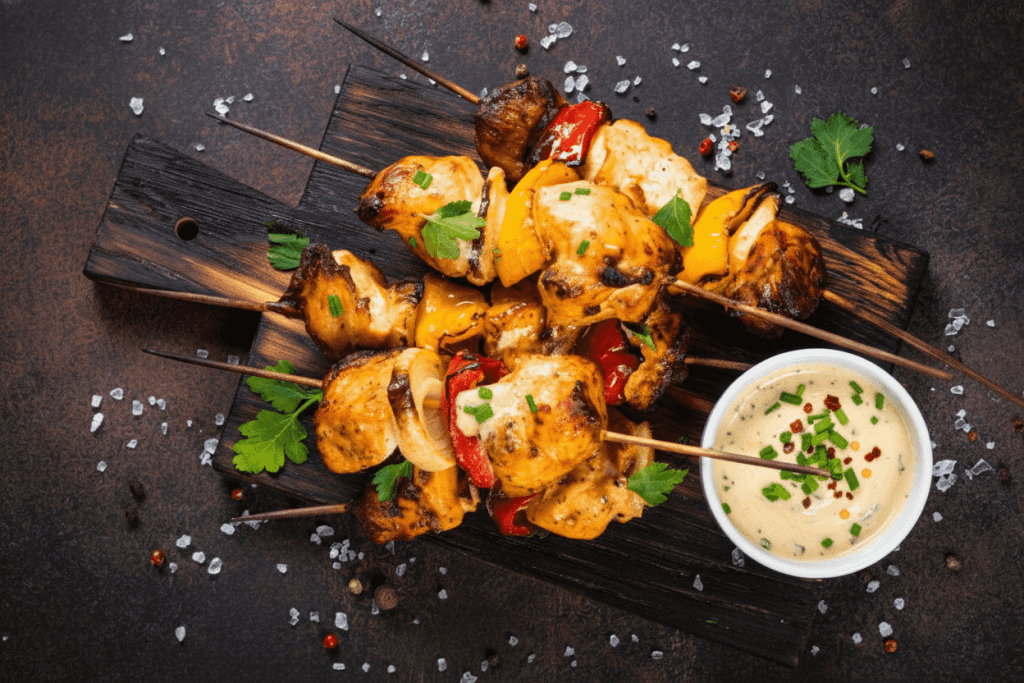 Cowboy Butter Chicken Skewers