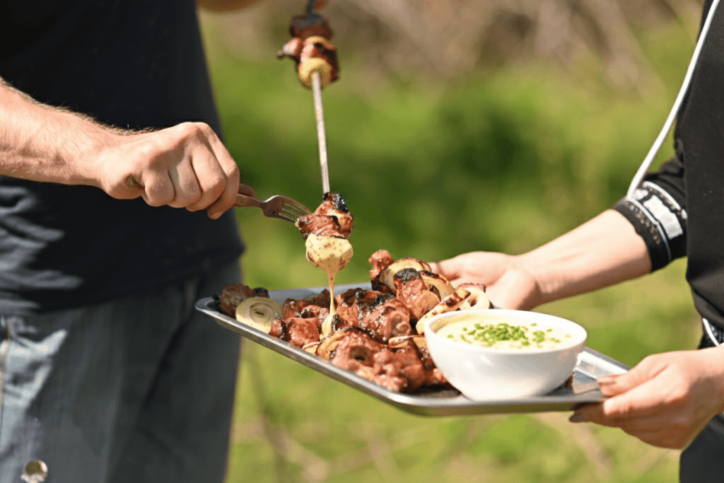 Cowboy Butter Chicken Skewers