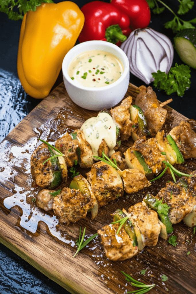 Cowboy Butter Chicken Skewers
