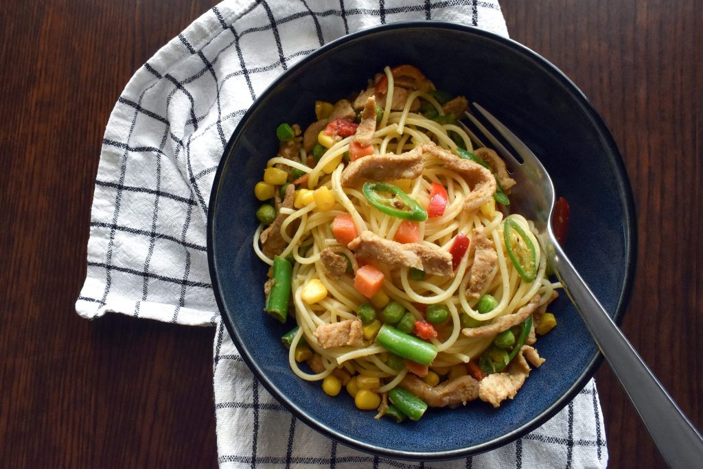 Cowboy butter chicken linguine
