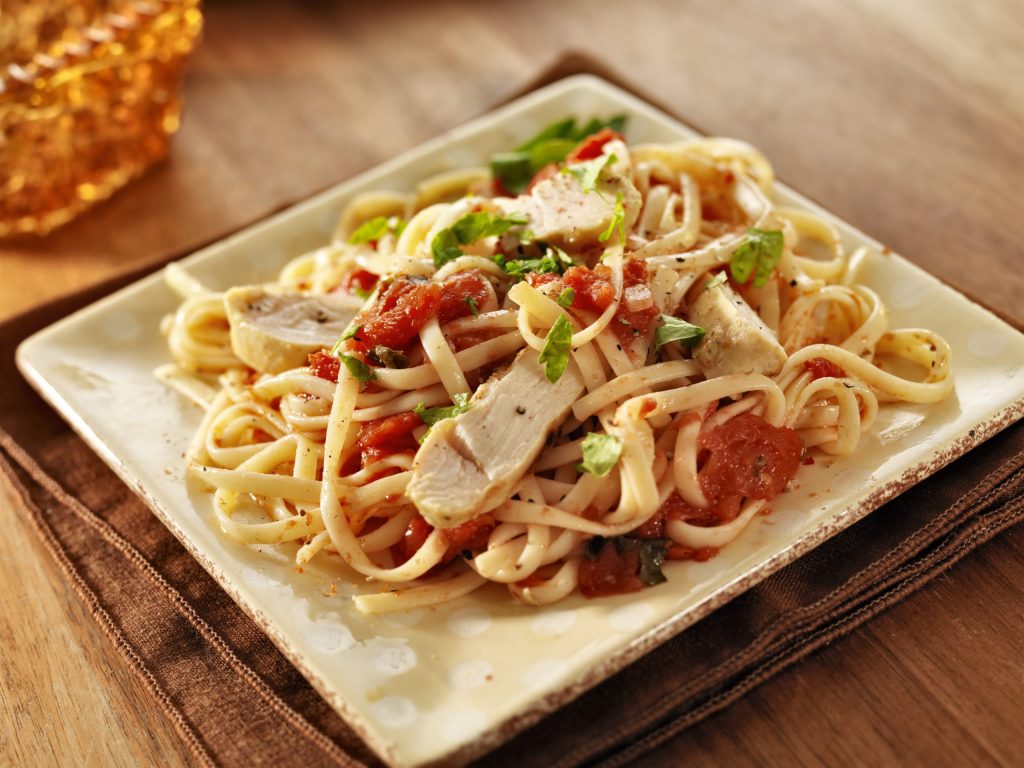 Cowboy butter chicken linguine