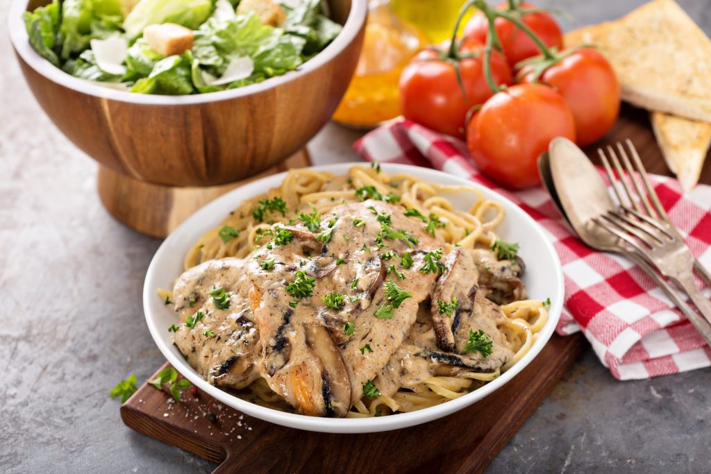 Cowboy butter chicken linguine