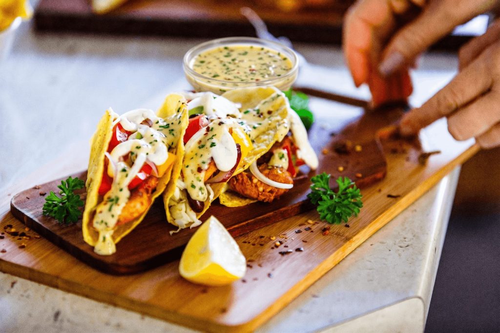 cowboy butter fish tacos
