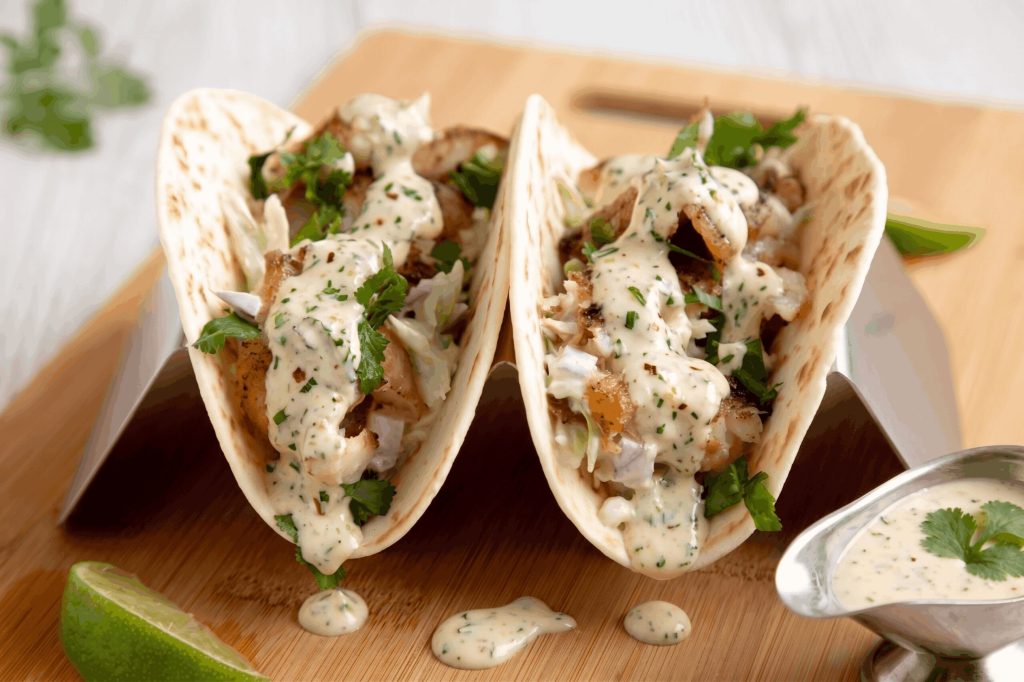 cowboy butter fish tacos