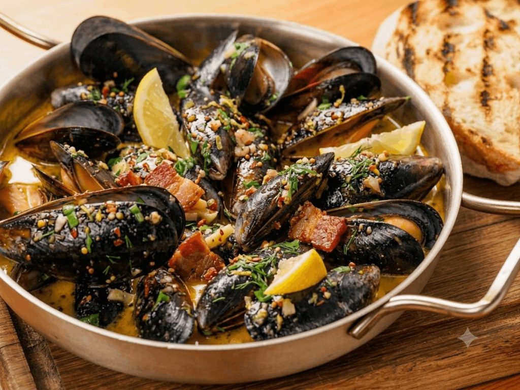 Cowboy Butter Mussels