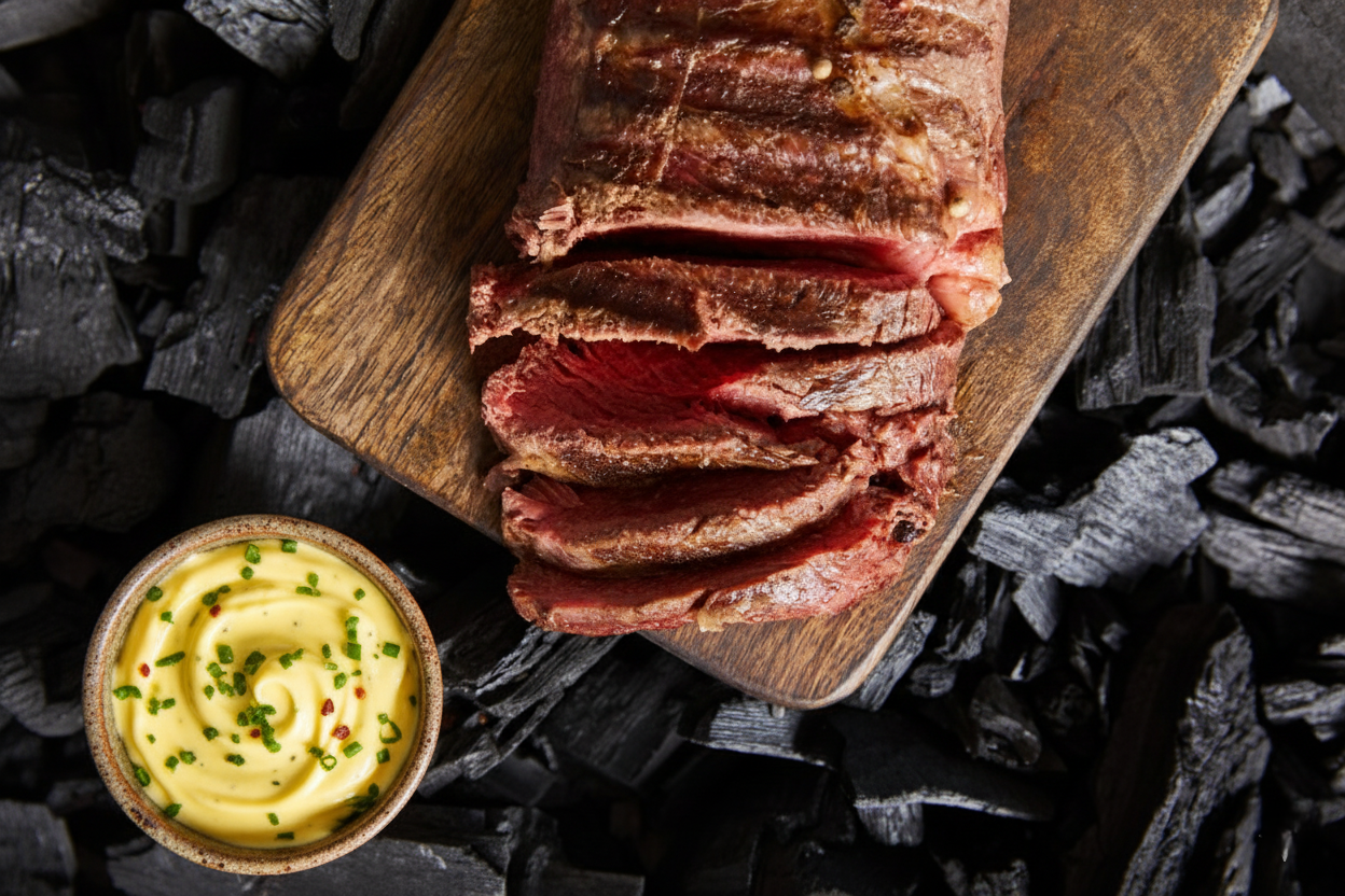 Cowboy butter juicy steak