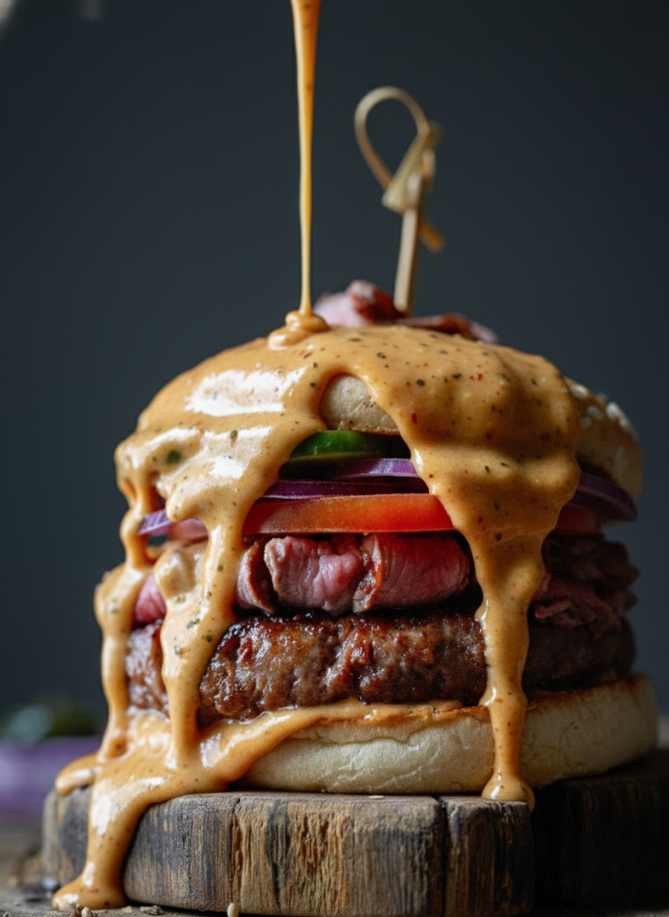 Cowboy Butter with Burgers