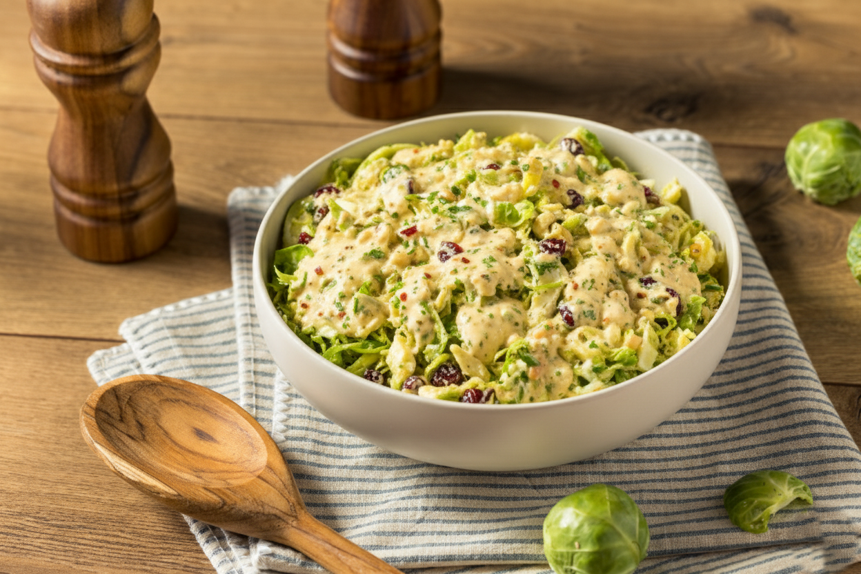 Brussels Sprout Salad with Cowboy Butter