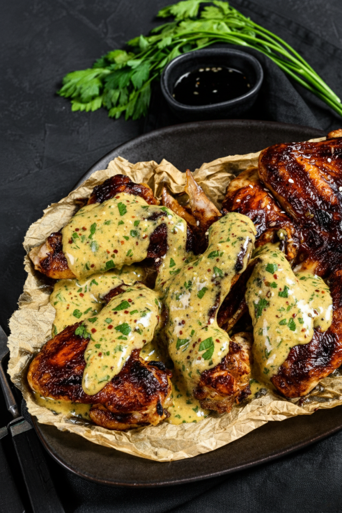 Spicy Cowboy Butter Korean BBQ Wings