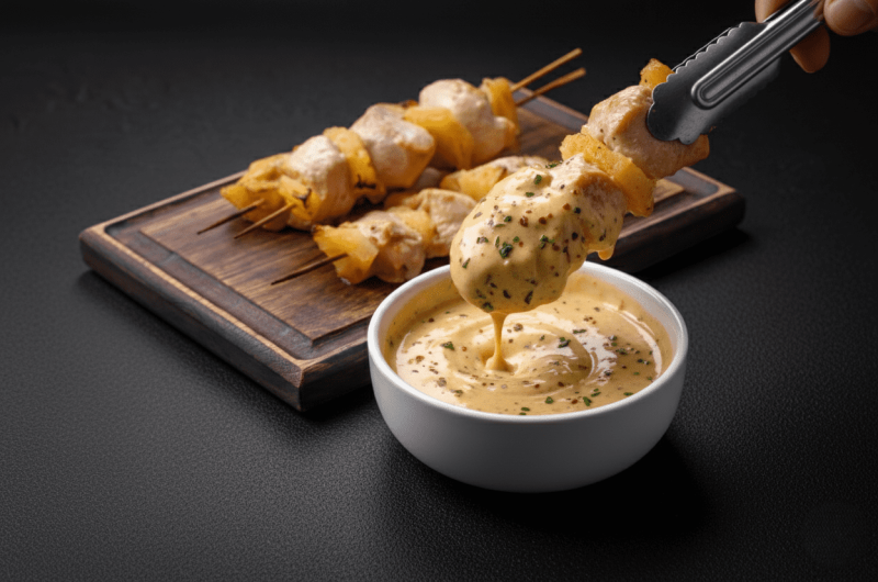 Cowboy Butter Pineapple Skewers.