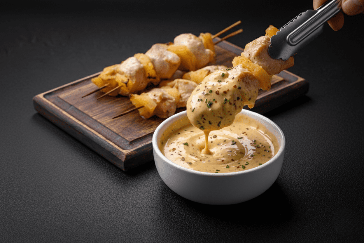 Cowboy Butter Pineapple Skewers