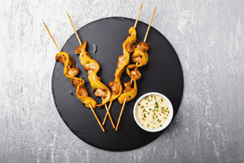 Cowboy Butter Pineapple Skewers