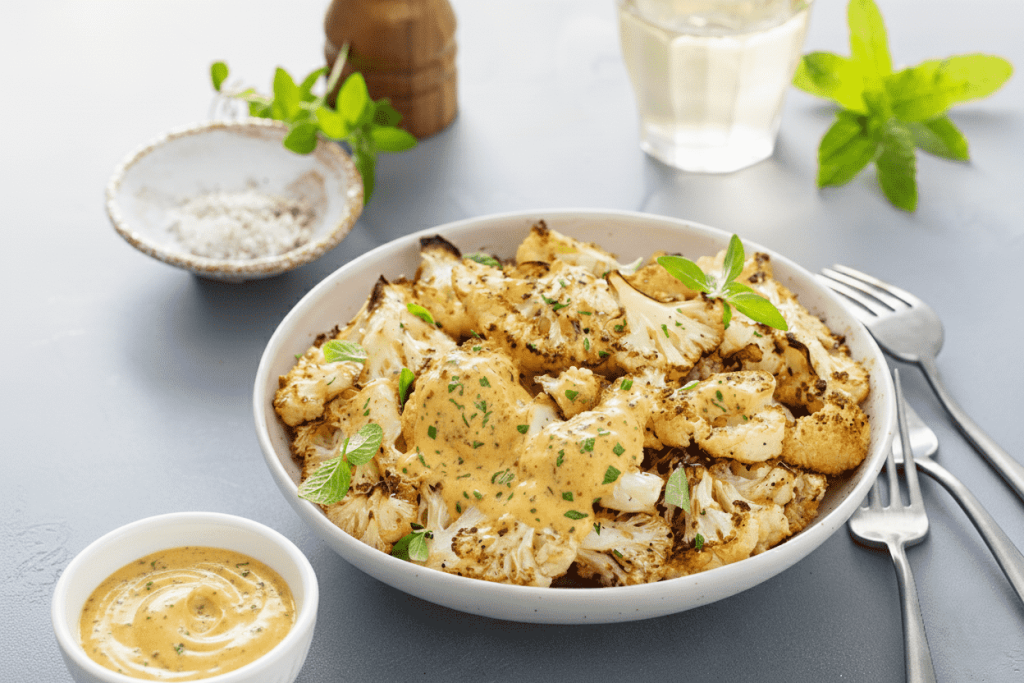 Cowboy Butter Roasted Cauliflower