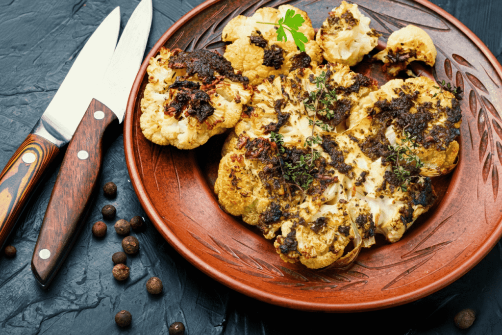 Cowboy Butter Roasted Cauliflower