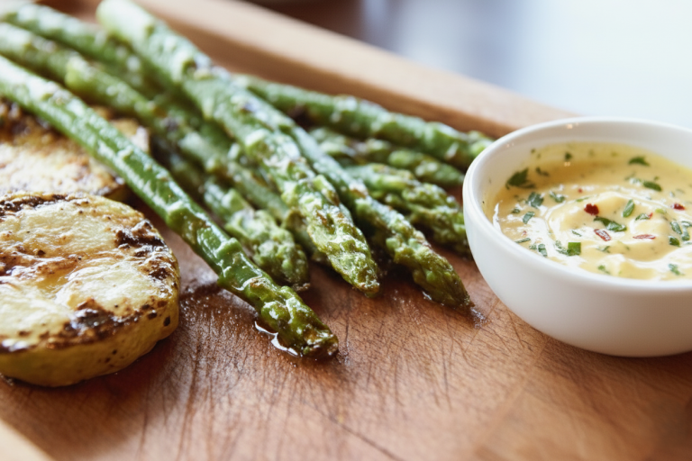 Cowboy Butter grilled Asparagus