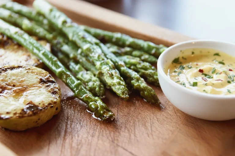Cowboy Butter grilled Asparagus