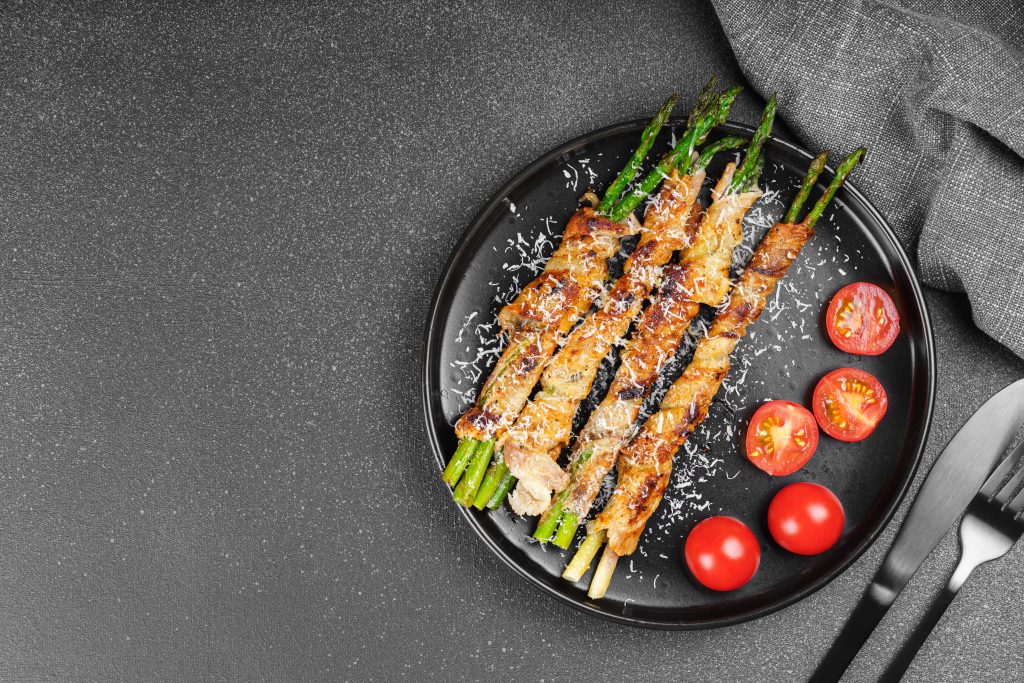 Cowboy Butter grilled Asparagus