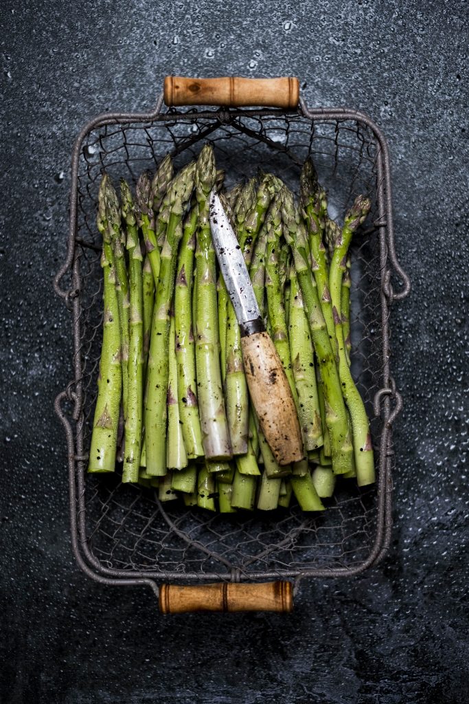 Cowboy Butter grilled Asparagus