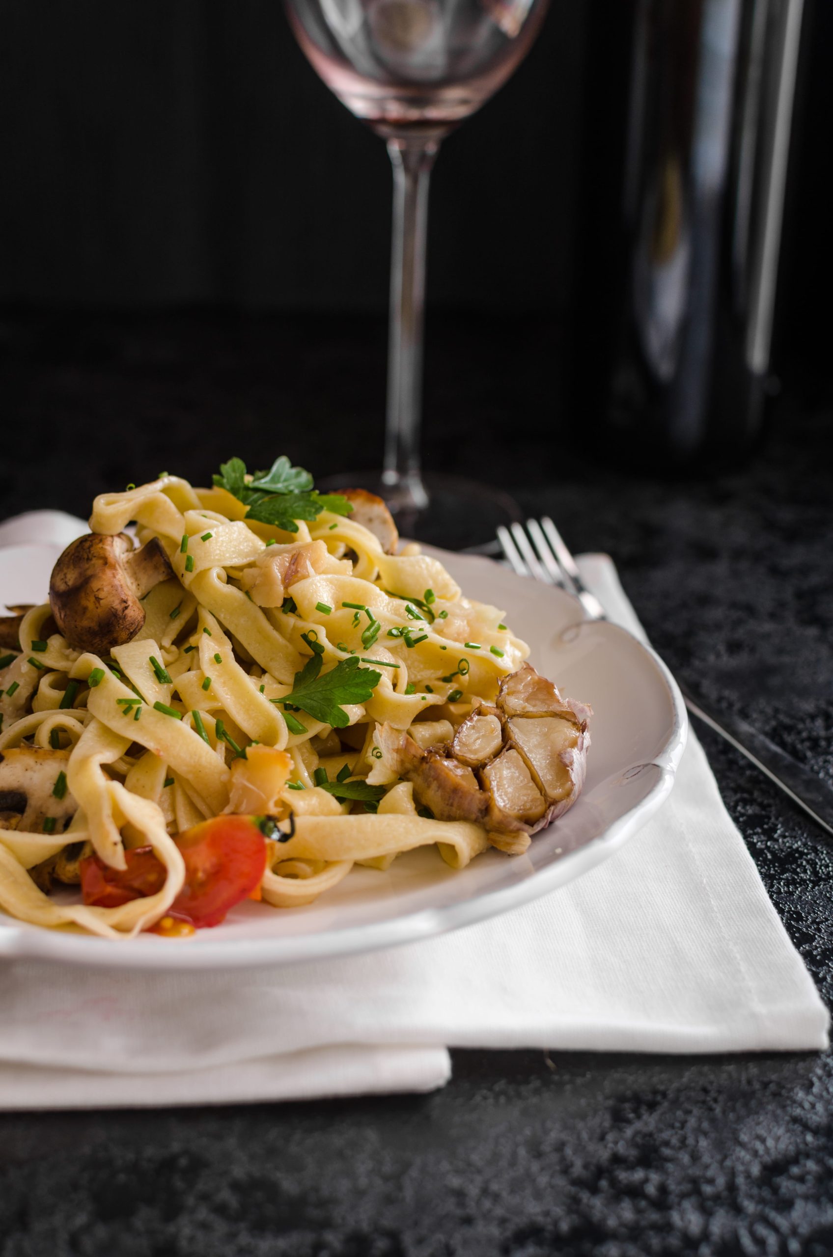 Cowboy butter chicken linguine
